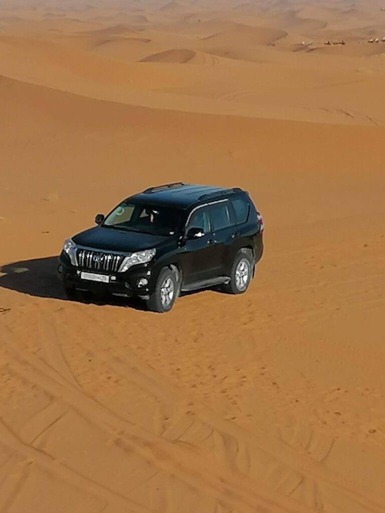 Toyota Prado 4x4 with private chauffeur in Morocco